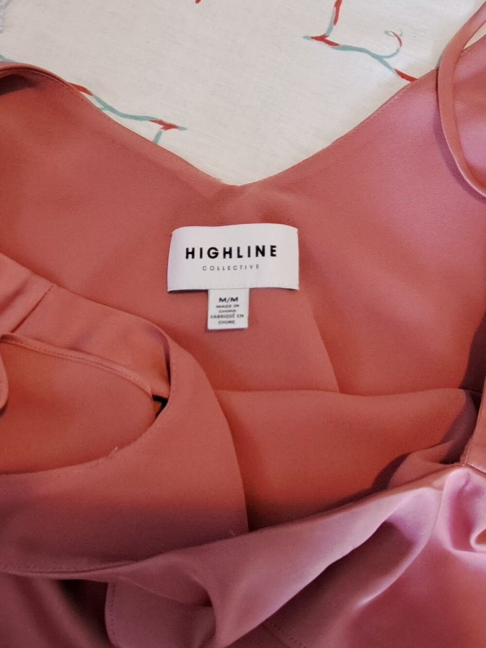 Pink Highline Collective Ruffled Top . - Picture 5 of 7